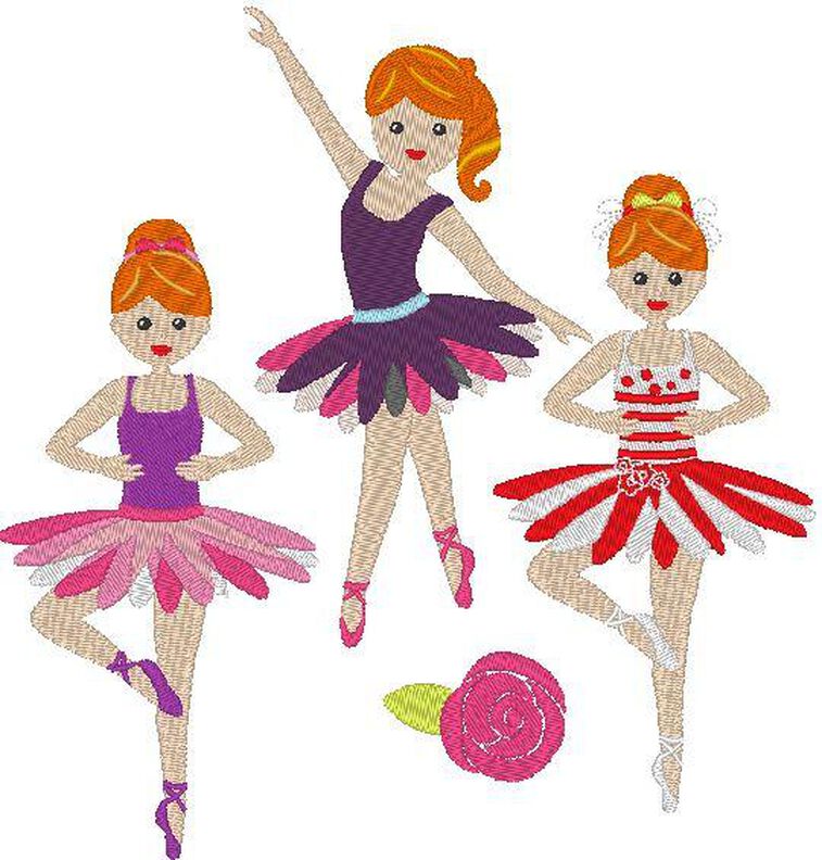 Ballerina Stickdatei Ballett image number 3