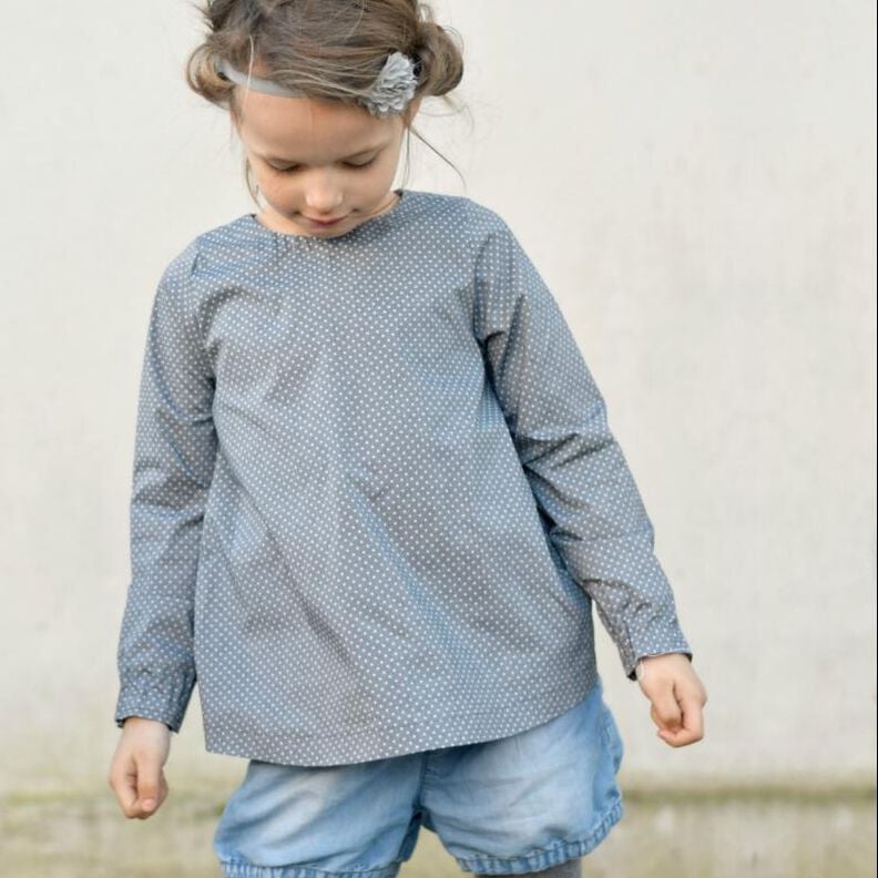 Kleid/Bluse Kinder - Schnittmuster Gr. 86-128 -deine AVA #56 image number 1
