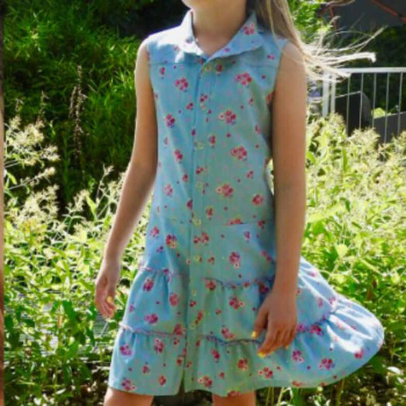 Lilia 4 Seasons: verrüschtes Hemdblusen Kleid ebook 92-158 image number 1