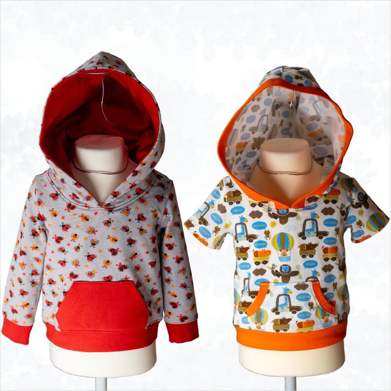 Kinder Hoodie/Shirt, kurze & lange Ärmel Gr. 86-158, A4+A0 image number 1