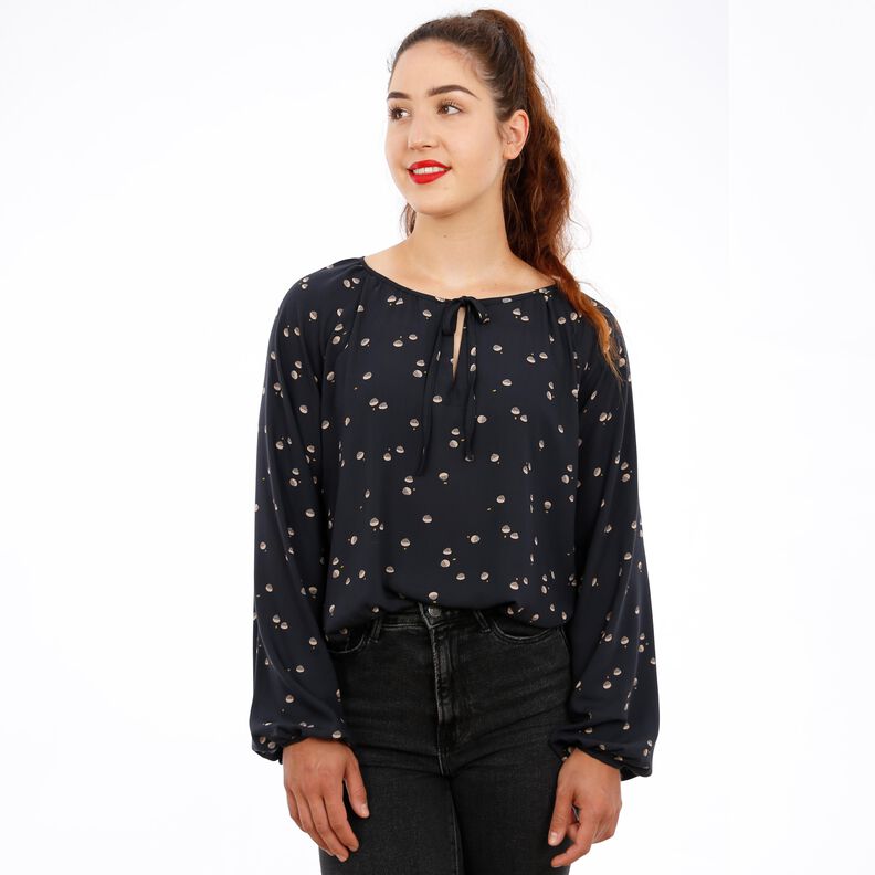 FRAU KRISSI - Bluse mit gekräuseltem Ausschnitt  XS-XXL image number 8