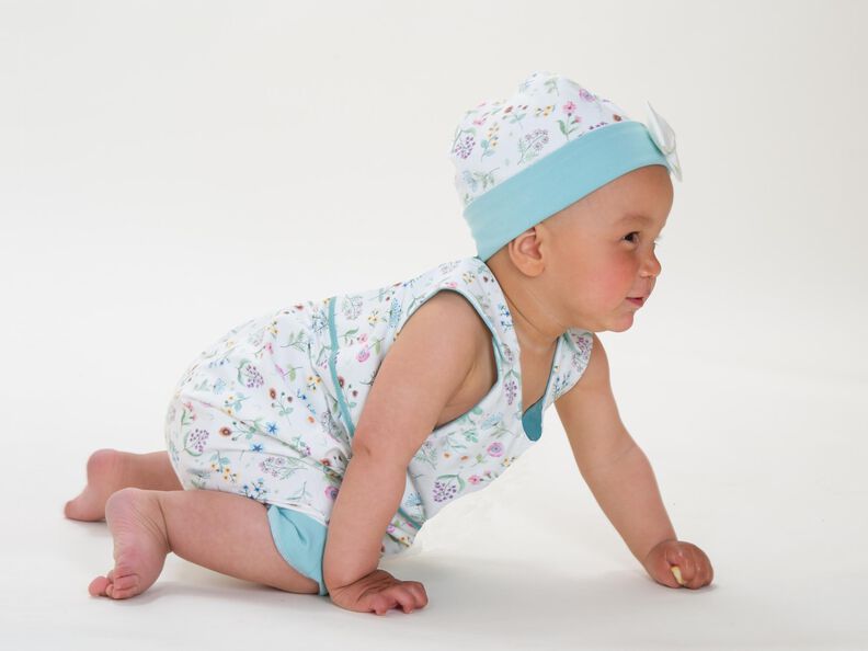 Schnittmuster Set Baby Sommer Overall und Mütze  image number 6