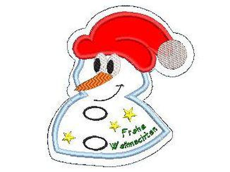 ITH Stickdatei Geschenkanhänger Weihnachten 10x10cm/13x18cm image number 5