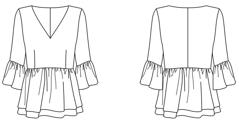 Boho Bluse Albany -  Gr. 32-48 image number 7
