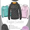Ebook/Nähanleitung Basic Raglan Sweater Damen Gr. 32-58 thumbnail number 1