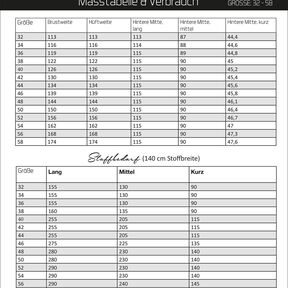 ebook Shirt/ Shirt-Kleid Ariana | Größe 32-58 DIN A4 PDF