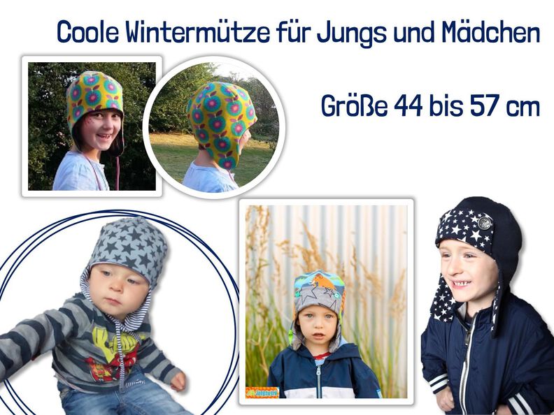 Fliegermütze | coole Mütze mit Ohrenklappen | 44-57 cm image number 8