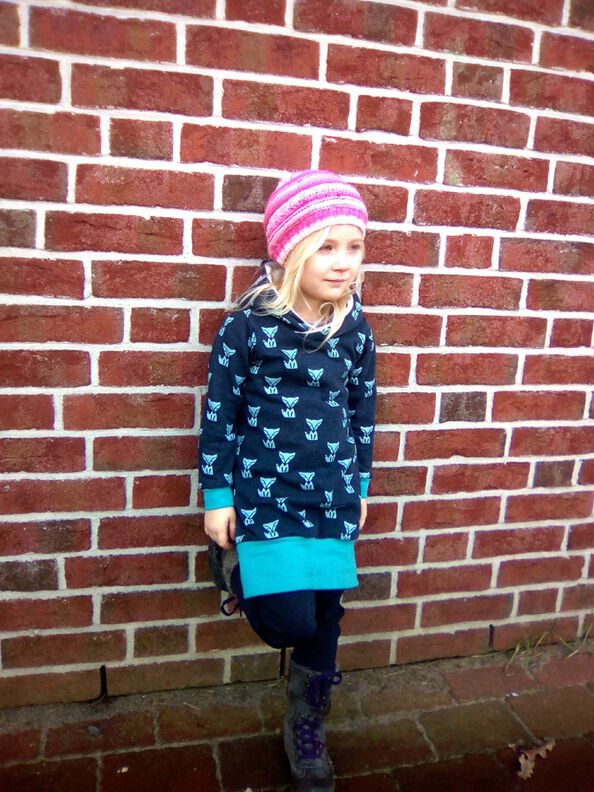 HOODIEKLEID FÜR MÄDCHEN GR 56 - 146 image number 4