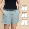 Luca – Damen-Shorts mit Taschen und Gummizug Gr. 34-50 A4+A0 thumbnail number 1