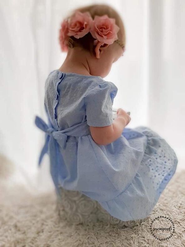 *Girls Partydress Webware*GR. 74 BIS 152 Kleid Einschulung image number 2