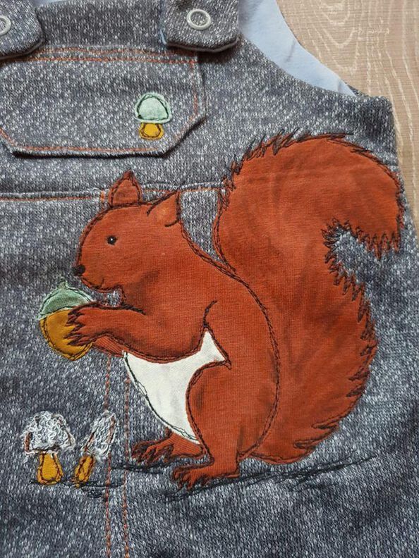 Applikationsvorlage und Nähanleitung Eichhörnchen  image number 1