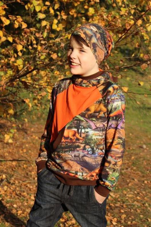 Sweatshirt "Leano", Schnittmuster  Gr. 110-152 image number 3