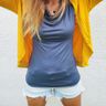 Wasserfall-Shirt/Kleid Tania 32-46 für sehr dehnbare Stoffe thumbnail number 8