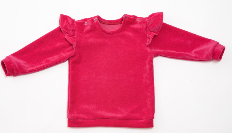 Schnittmuster Set, Sweatshirt mit Rüschen und Wende-Hose image number 9