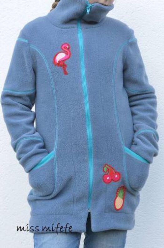 Ebook/Nähanleitung Sweat-Jacke VINNY Kinder Gr. 92-164 image number 5