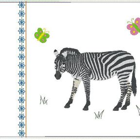 Zebra inkl. Kissen ITH Stickdatei