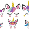 Stickdatei Einhorn Gesichter thumbnail number 4