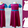 Milana Kinder Kleid mit Puffärmeln Größe 86-158, A4+A0 thumbnail number 10