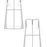 Schnittmuster nach Maß: Patchwork Kleid Damen Lederkleid thumbnail number 5