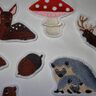 Stickdatei Waldtiere Mega SET u.a. Bär, Dachs, Eule thumbnail number 7