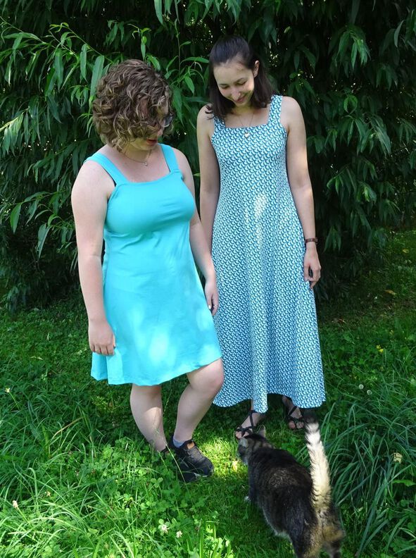 Kleid Anni Trägerkleid nähen Schnittmuster in Gr. 34 - 48  image number 2