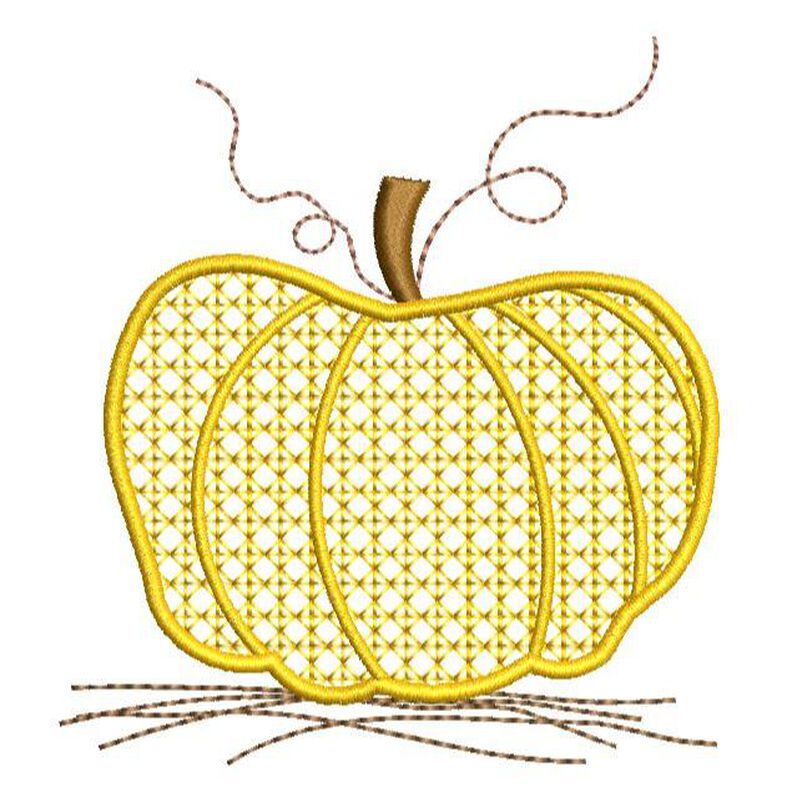 Stickdatei K&uuml;rbis 10x10cm image number 1