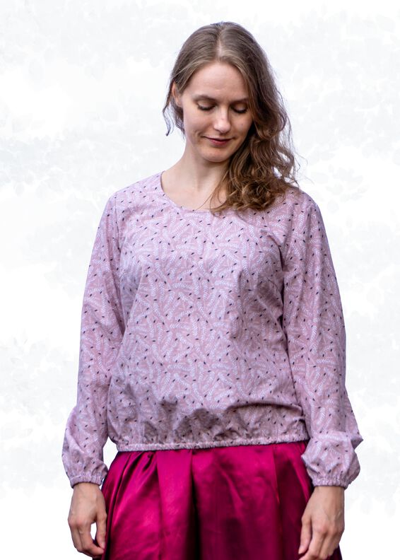 Becky – Bluse mit 4 Ärmellängen und Passe BU 80-116, A4+A0 image number 7