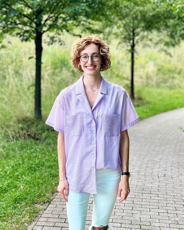 Lockere Bluse mit Reverskragen image number 11