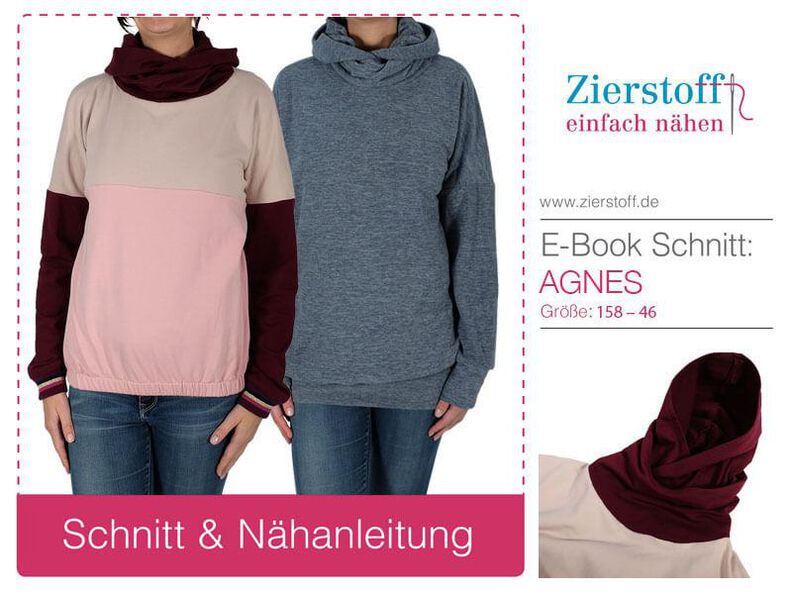 Shirt "AGNES", Nähanleitung & Schnitt Gr. 158-46 image number 2