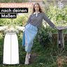 Schnittmuster nach Maß für einen Rock in Midilänge thumbnail number 1