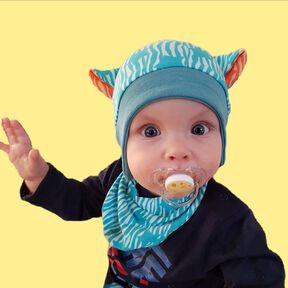 Mütze Baby Kinder mit Ohren MiniFlip ♥ Gr. KU 39-54