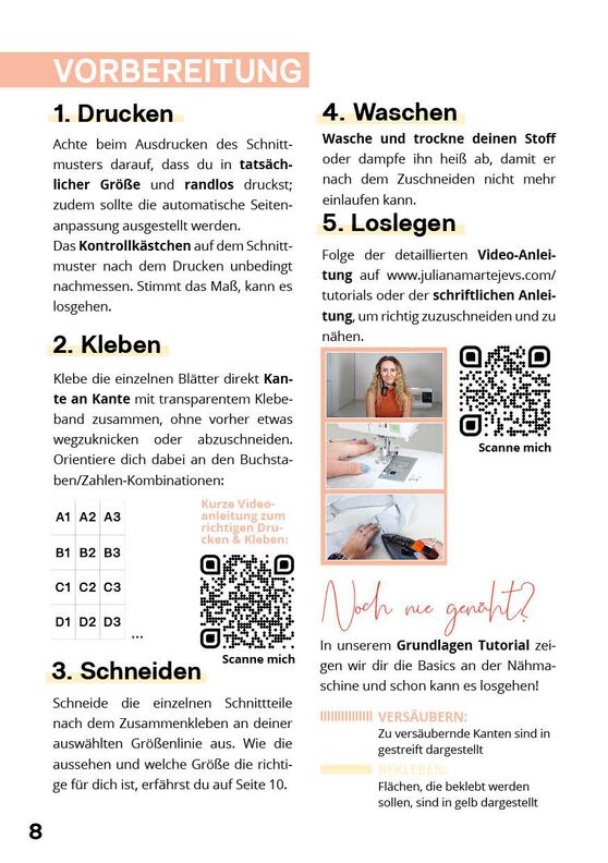 Schnittmuster nach Maß: Kurze Jogginghose Damen Shorts image number 7