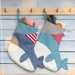 Nikolausstiefel Wal &ndash; Schnittmuster mit N&auml;hanleitung