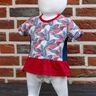 Lia – Baby Shirt mit Rüsche und Knopfleiste Gr. 56-98, A4+A0 thumbnail number 10