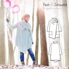 Ebook Damenmantel "Bordeaux" 34 - 52  A4/A0)