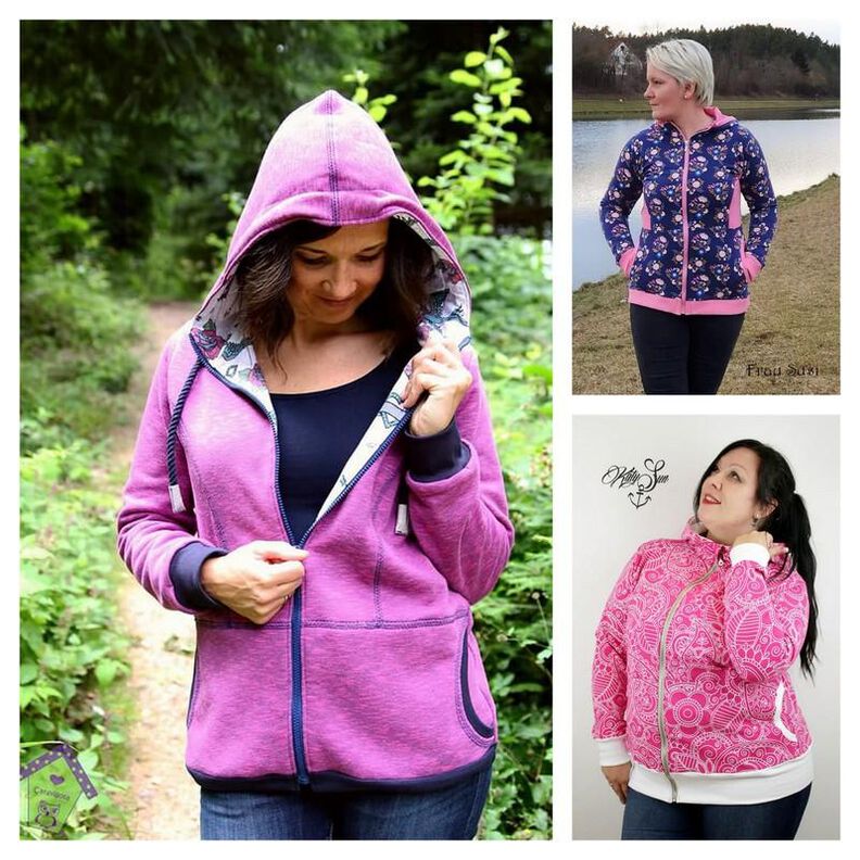 Sweatjacke Pia für Damen Gr. 36 - 52 image number 1