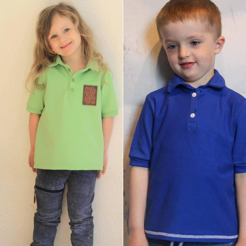 Kinder Poloshirt Tshirt mit Knopfleiste NAIK ♥ Gr. 98-164 image number 3