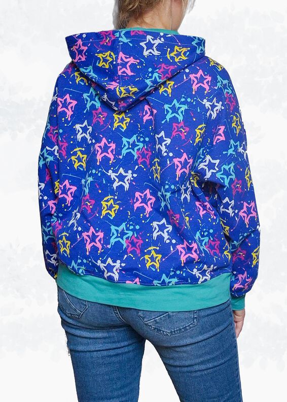 Mara Oversize-Sweater & Hoodie + Fledermausärmel, Gr. 34–50 image number 2
