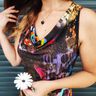 Wasserfall-Shirt/Kleid Tania 32-46 für sehr dehnbare Stoffe thumbnail number 3
