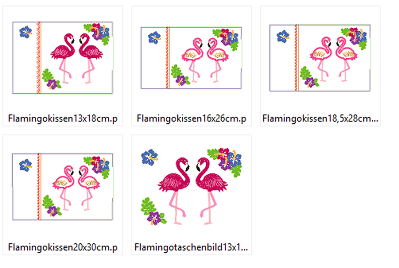Flamingo Taschenmotiv + Kissen ITH image number 5