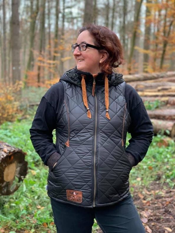 Steppjacke/Weste Damen Schnittmuster Gr. 32-58 -NUKA #35 image number 8
