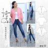 Schnittmuster PDF Ebook Cardigan ROVITO Gr. 34-54 thumbnail number 1