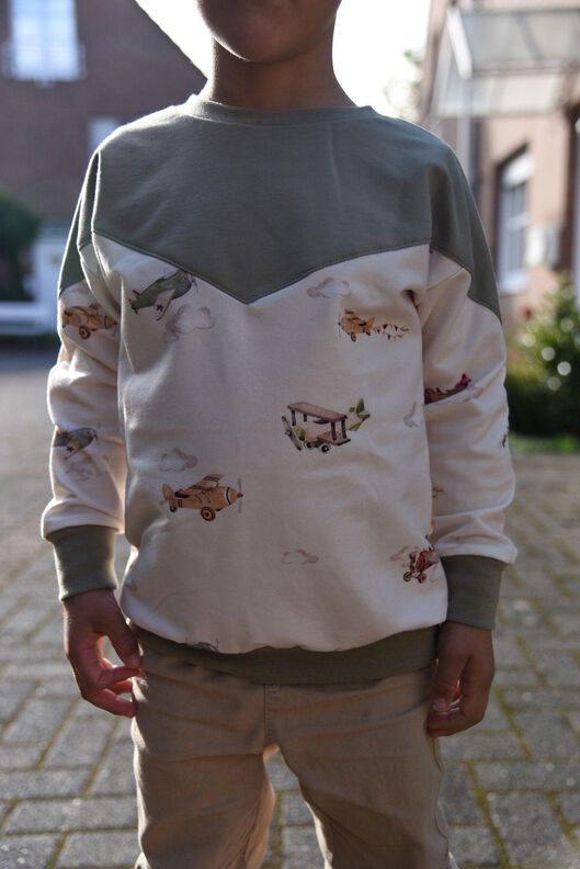 Sweater Hoodie Kleid Wellenzauber (Gr. 86 - 152) image number 7
