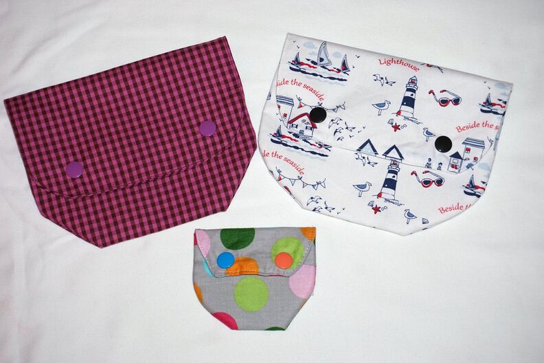 schnelle Tasche mit 3 Nähten 5 Größen FFP2 Masken image number 5