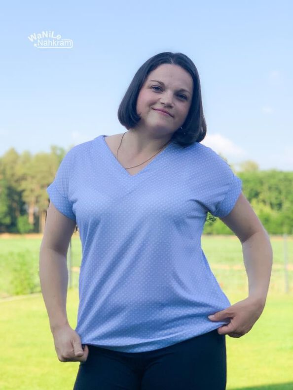 Basic Shirt mit Ärmelaufschlag Größe 36-46 image number 7