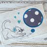 ITH Stickdatei Untersetzer Katze thumbnail number 4
