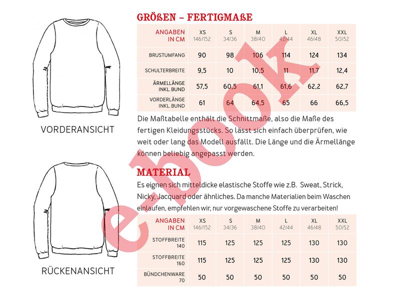 FRAU DENIZ - Zeitloser Sweater  XS-XXL image number 6