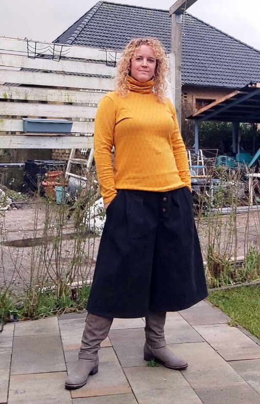 Hosenrock (34-48) Jojoba Culotte Damen Schnittmuster image number 5