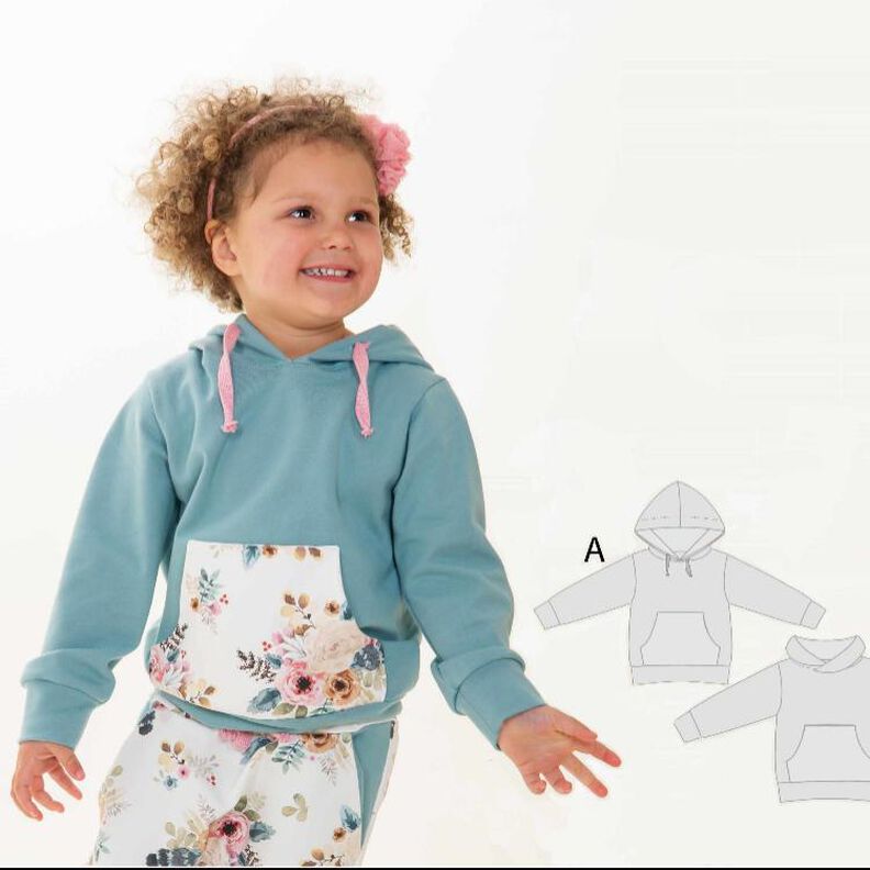 FLY Schnittmuster Hoodie Pullover Mädchen  Junge image number 1