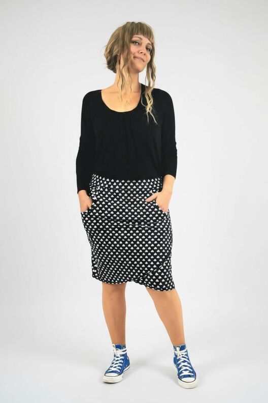 Rock in Wickeloptik, Schnitt mit Ebenen, A4, A0+, Beamer image number 5